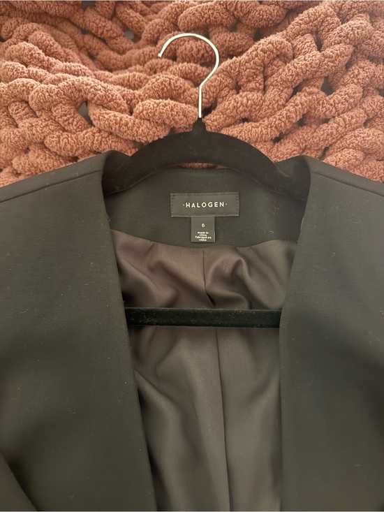 Halogen Jackets & Blazers - Halogen Black Open-Front Blazer